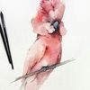 Рисунок акварелью 