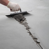 Ремонт бетонного пола. Пломбирование бетонного пола полимерными, композитными составами. Обеспыливание, пропитка.