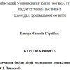 Курсова робота з практичною частиною
