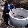  Монтаж выгребной ямы из бетонных колец