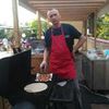 Приготовление мяса и овощей на мангале