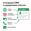Інтеграція CRM із джерелами клієнтів | сайт, Instagram, месенджери
