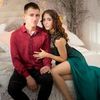 Весільна фотосесія в затишній студії 