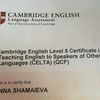 Cертифицированный (Cambridge) преподаватель английского языка с 9-летним опытом