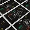 Разработка дизайна визитки, флера и меню 
