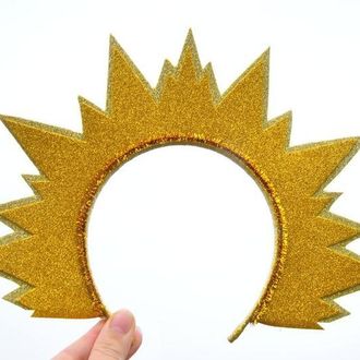 Корона сонце Обруч до костюма сонечко Новорічний обідок